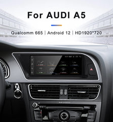 For AUDI A5 S5 RS5 2008-2016 CarPlay Android 13 Car Multimedia IPS Screen GPS Auto Radio Navigation Stereo DSP Netlifx