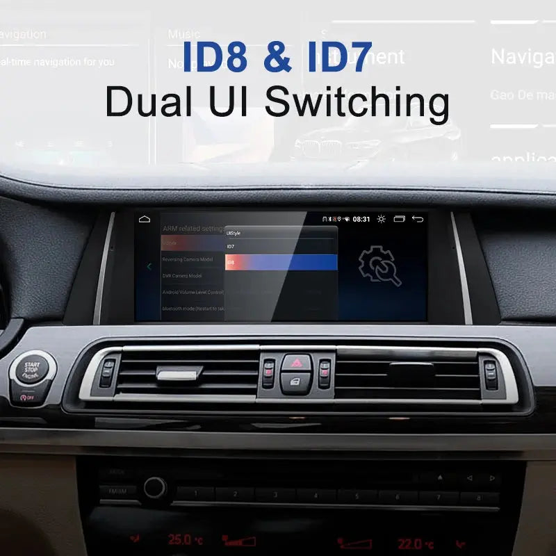 For BMW 7 Series F01 F02 Snapdragon665 10.25 inch Wireless CarPlay AUTO Android13 Car Stereo Multimedia Head Unit Radio Bluetooth Carputech