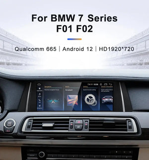 For BMW 7 Series F01 F02 Snapdragon665 10.25 inch Wireless CarPlay AUTO Android13 Car Stereo Multimedia Head Unit Radio Bluetooth Carputech