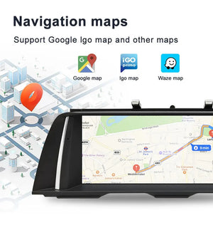 For BMW 5 Series F10 F11 MTK8581 10.25 inch  DSP CarPlay AUTO 4G Android 11 Car GPS Stereo Multimedia Head Unit Radio Bluetooth CIC NBT Carputech