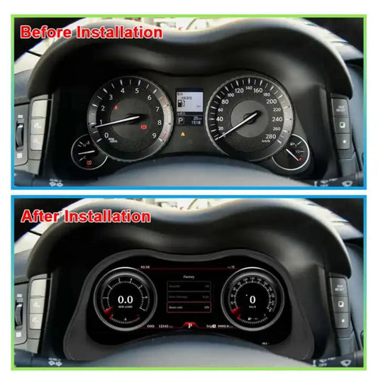 Für Infiniti Q70/ QX80 2013-2021 12 "LCD Digital Dashboard Cluster Auto Panel Tacho Virtuelle Cockpit