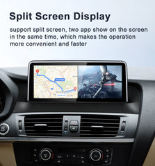Pour BMW F25 F26 MTK8581 10,25 pouces sans fil CarPlay AUTO Android système multimédia de voiture unité principale Radio Bluetooth GPS Navigation 
