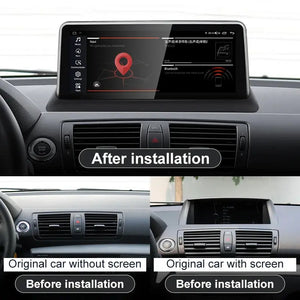 For BMW 1 Series E81 E82 E87 E88 MTK8581 10.25 inch Carplay 4G Android 11 Car GPS Stereo Multimedia Head Unit Radio AUTO Bluetooth Carputech