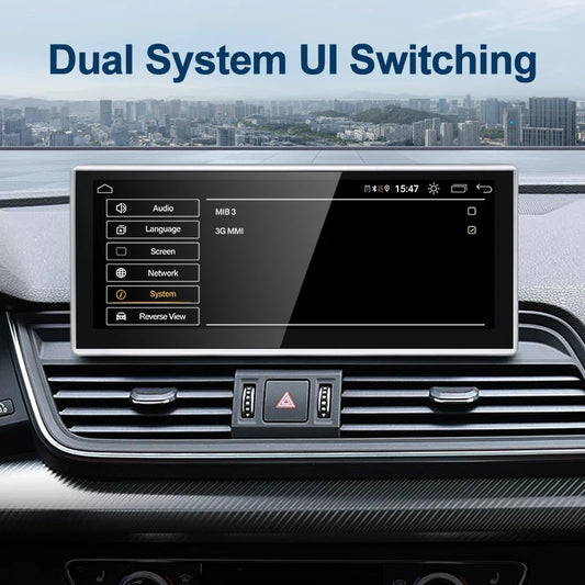 For AUDI 2018-2021 Q5 B9 CarPlay Android 12 Car Multimedia IPS Screen GPS Auto Radio Navigation Stereo DSP Netlifx