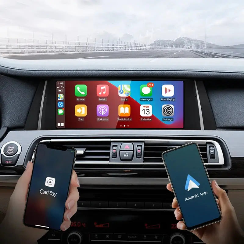 For BMW 7 Series F01 F02 Snapdragon665 10.25 inch Wireless CarPlay AUTO Android13 Car Stereo Multimedia Head Unit Radio Bluetooth Carputech