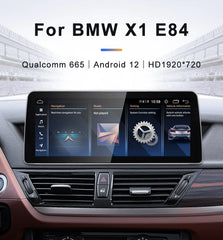 Pour BMW 09-15 X1 E84 Snapdragon665 12,3 pouces sans fil CarPlay Android AUTO multimédia unité principale Radio voiture lecteurs vidéo 