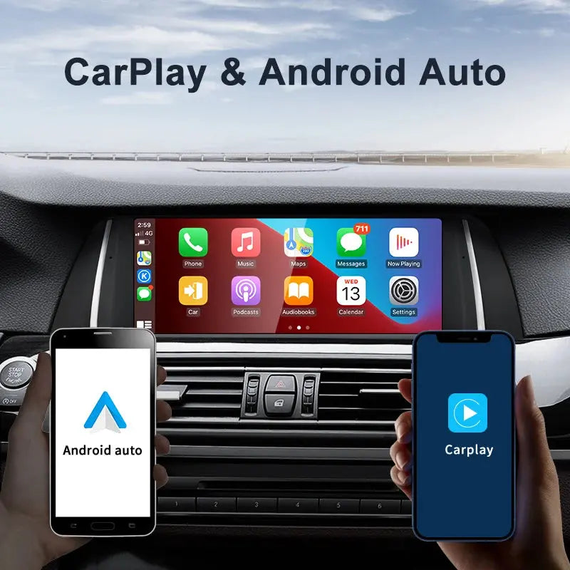 For BMW 5 Series F10 F11 MTK8581 10.25 inch  DSP CarPlay AUTO 4G Android 11 Car GPS Stereo Multimedia Head Unit Radio Bluetooth CIC NBT Carputech
