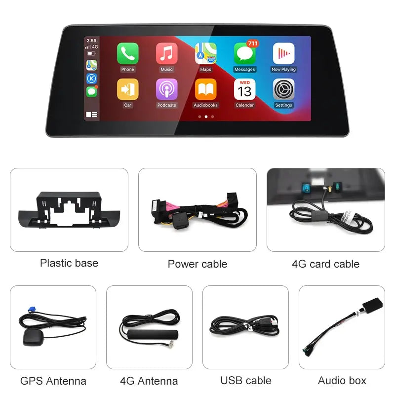 For BMW 2 Series F45 F46 NBT EVO ID6 ID8 Qualcomm Snapdragon665 Android 13 Wireless CarPlay AUTO Car Multimedia Players GPS Navi 10.25inch HD Touch screen Carputech