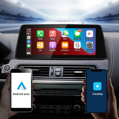 ID8 Qualcomm Snapdragon665 Android 12 CarPlay AUTO sans fil pour BMW Série 6 F12 F13 CIC NBT Lecteurs multimédias de voiture GPS Navi 