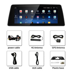 ID8 Qualcomm Snapdragon665 Android 12 CarPlay AUTO sans fil pour BMW Série 6 F12 F13 CIC NBT Lecteurs multimédias de voiture GPS Navi 