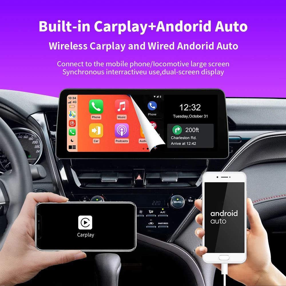 Carputech 12.3" Carplay Screen For Mazda CX-5 CX5 2013 2014 2015 Car Radio Multimedia Player GPS Navigation Android 10 4G WIFI