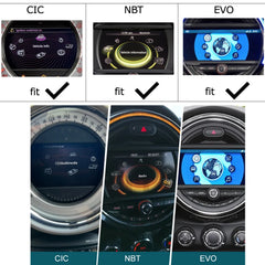 Wireless Apple CarPlay Android Auto for BMW MINI Cooper 2009-2020 CIC NBT EVO System with Mirror Link Car Play Functions Bluetooth, Mirror Link, Siri Voice