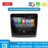 For Porsche Panamera 2010-2016 Android 13 Car Multimedia Player 8.4Inch Car Radio GPS Navigation Auto Audio DSP Video Carputech