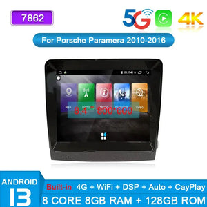 For Porsche Panamera 2010-2016 Android 13 Car Multimedia Player 8.4Inch Car Radio GPS Navigation Auto Audio DSP Video Carputech