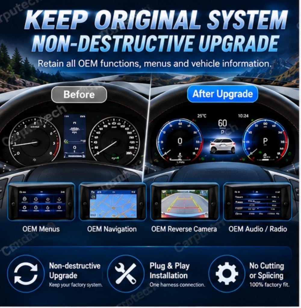 For Lexus RX 2009-2015 LCD Digital Dashboard Cluster Car Panel Speedometer Virtual Cockpit Carplay