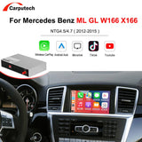 Wireless CarPlay Android Auto for Mercedes Benz ML GL W166 X166 2012-2015, with Mirror Link AirPlay Car Play Functions Carputech