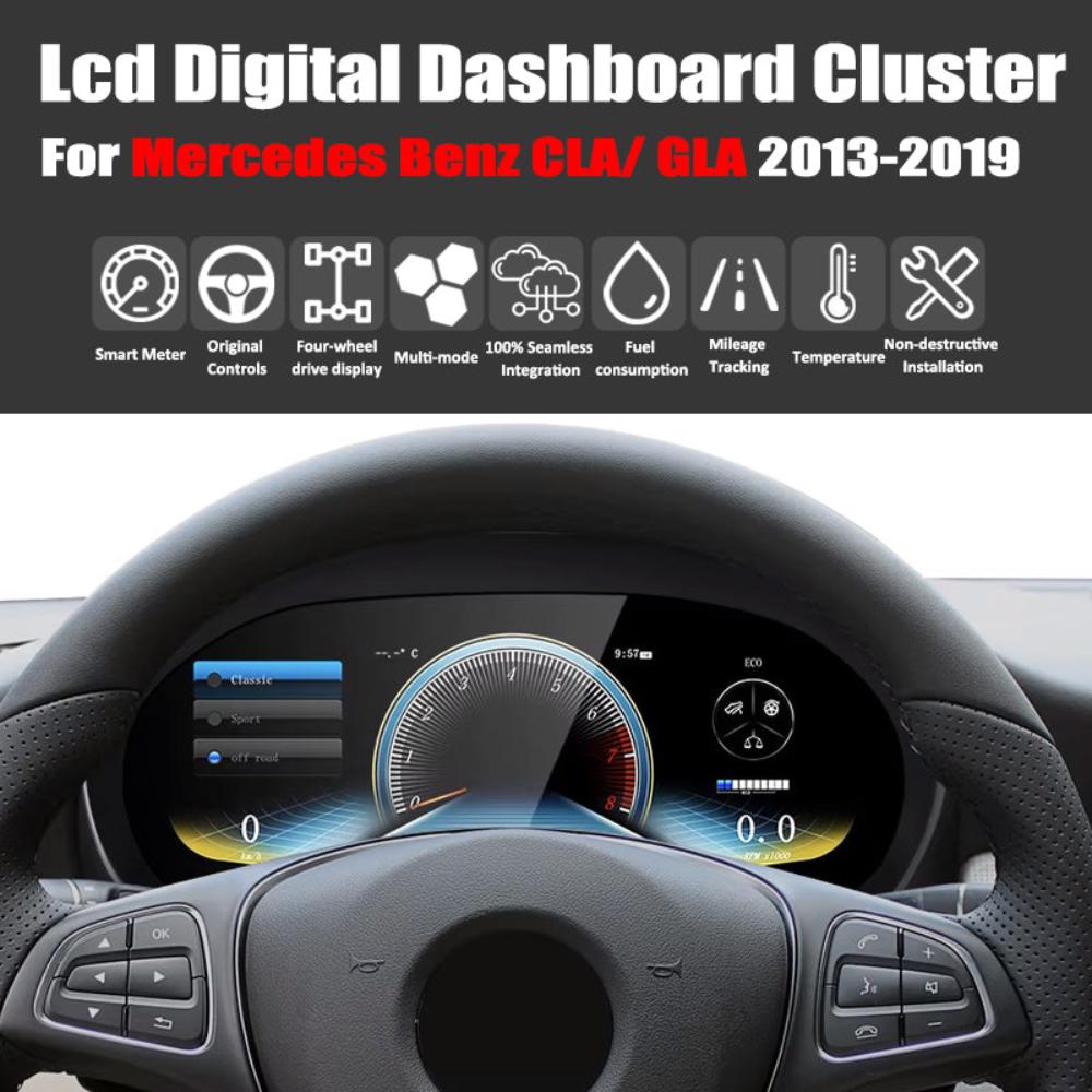 Für Mercedes Benz CLA/GLA 2013-2019 12.3 "LCD Digital Dashboard Cluster Auto Panel Tacho Virtuelle Cockpit