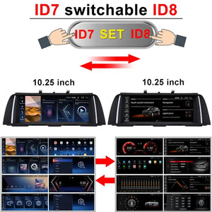 NEW ID8 Qualcomm 8 Core 8G 128G 1920 Carplay Android Auto For BMW 7 Series F01 F02 Car Video Player Central Multimedia Screen Carputech