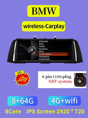 NEW ID8 Qualcomm 8 Core 8G 128G 1920 Carplay Android Auto For BMW 7 Series F01 F02 Car Video Player Central Multimedia Screen Carputech
