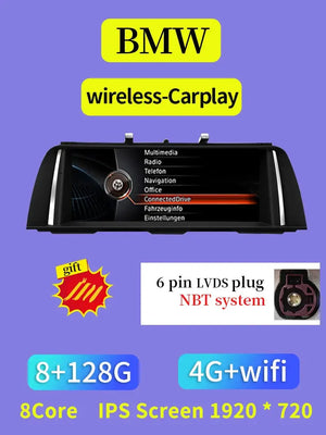 NEW ID8 Qualcomm 8 Core 8G 128G 1920 Carplay Android Auto For BMW 7 Series F01 F02 Car Video Player Central Multimedia Screen Carputech