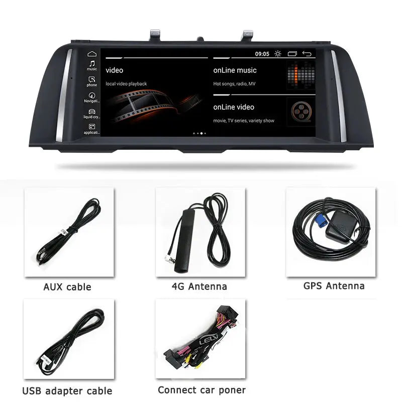 NEW ID8 Qualcomm 8 Core 8G 128G 1920 Carplay Android Auto For BMW 7 Series F01 F02 Car Video Player Central Multimedia Screen Carputech
