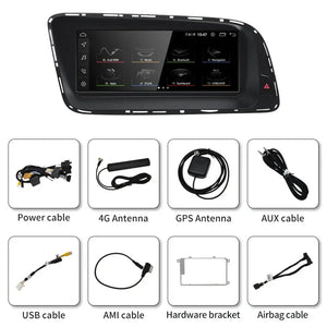 New UI Snapdragon665 8.8" Android12 Wireless Auto Carplay For AUDI Q5 From 09 to 16 Years Car Radio Multimedia GPS Navigation Carputech