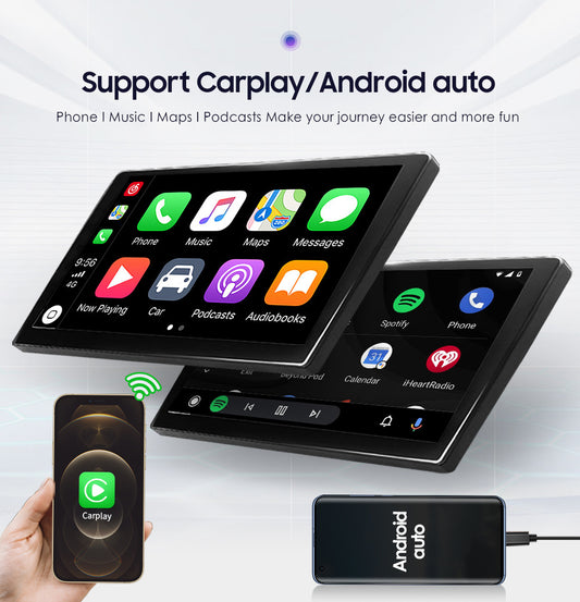 Carputech Android 12 Wireless Apple CarPlay & Android Auto For Ford Focus 2004-2011 Car Radio with 8GB RAM & 9 Inch QLED Touch Screen