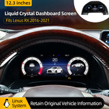 12.3 "LCD Digital Dashboard Cluster Für Lexus RX 2016-2021 Auto Panel Tacho Virtuelle Cockpit 
