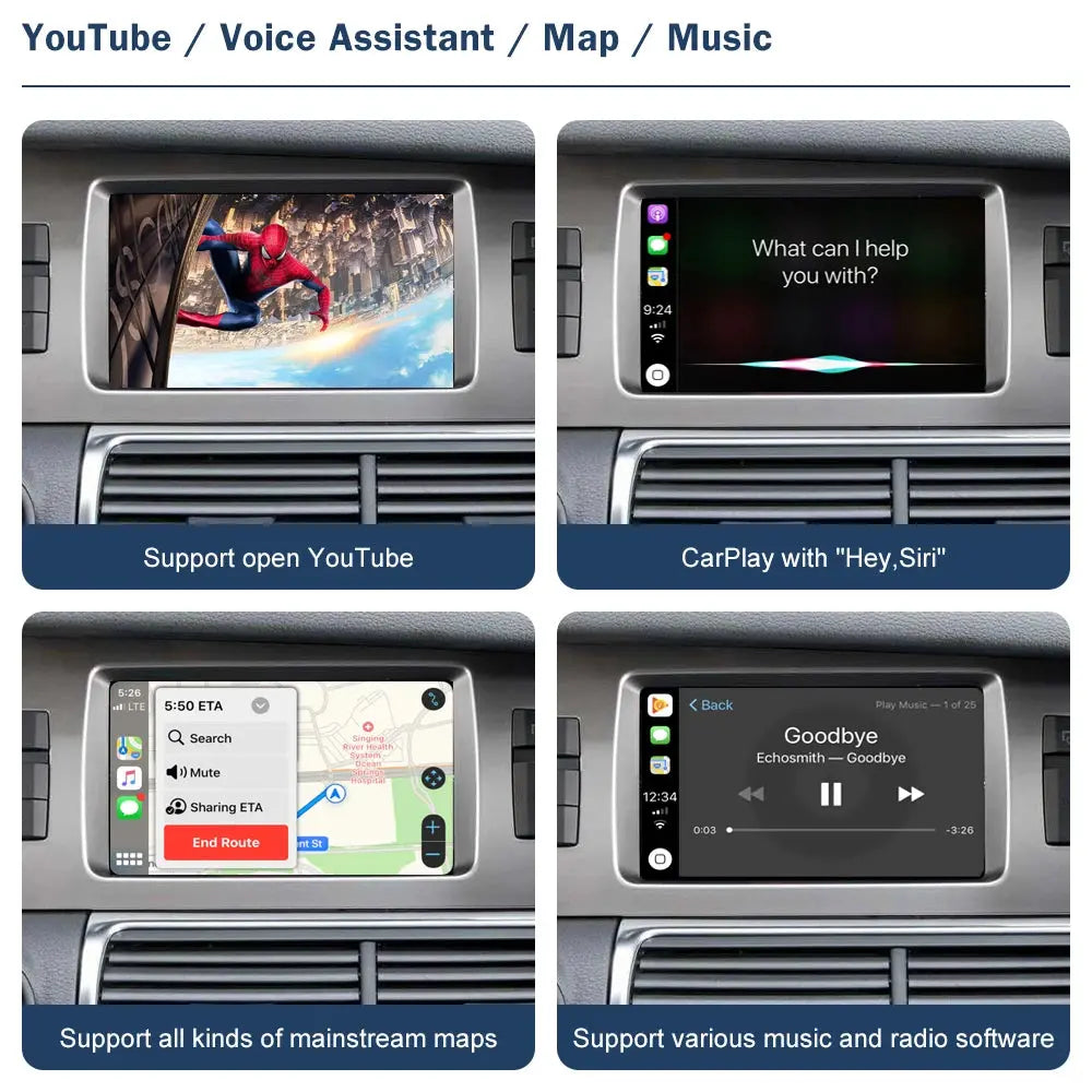 Wireless Android Auto Interface for Audi Q7 2010-2015 with MMI 3G ...