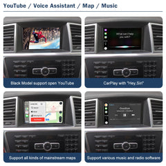 Wireless CarPlay Android Auto for Mercedes Benz ML GL W166 X166 2012-2015, with Mirror Link AirPlay Car Play Functions