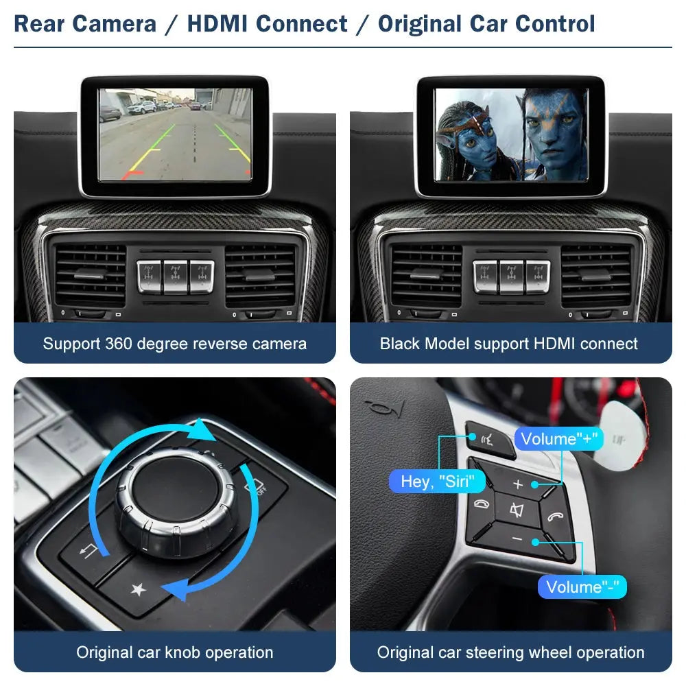 Wireless CarPlay for Mercedes Benz G-Class W463 with Android Auto Interface Mirror Link AirPlay Car Play Carputech