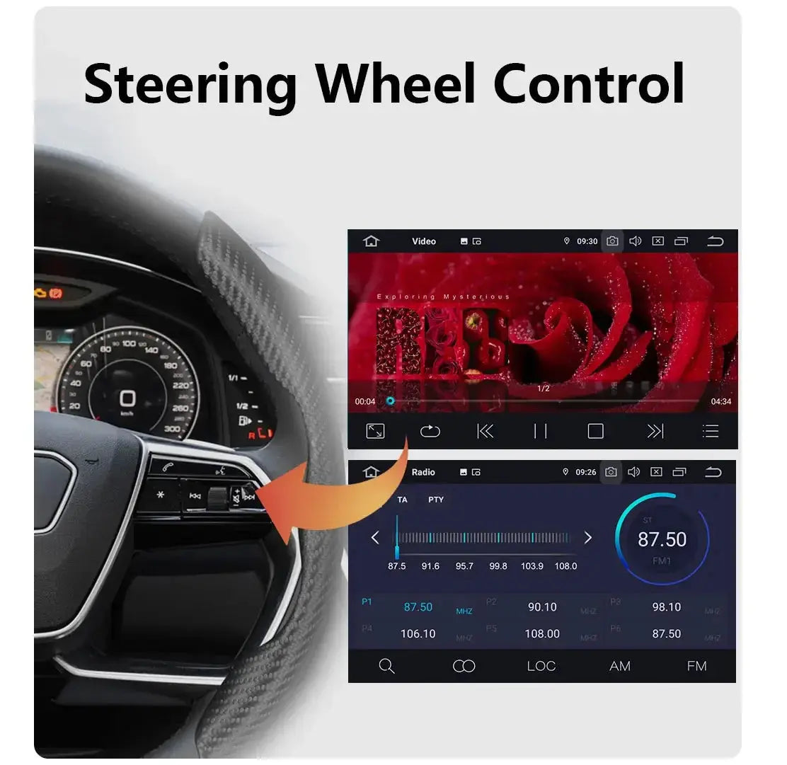 For Mercedes Benz Smart Fortwo 453 Car Radio Android 12 CarPlay Navigation Auto Stereo Screen Qualcomm Bluetooth WIFI 4G Carputech