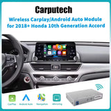 Carplay Wireless Android Auto Module for Honda Accord 2018-2022 10th Generation Mirror Link Navigation Camera Video USB Carputech