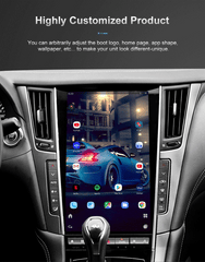 13,6" Qualcomm pour Infiniti Q50 Q50S 2014-2019 autoradio stéréo Carplay mise à niveau écran de style Tesla Android Auto GPS Navigation lecteur multimédia 