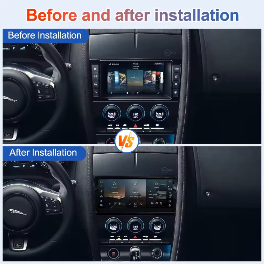10.25 inch Infotainment Screen For Jaguar F-TYPE 2012-2019 Android
