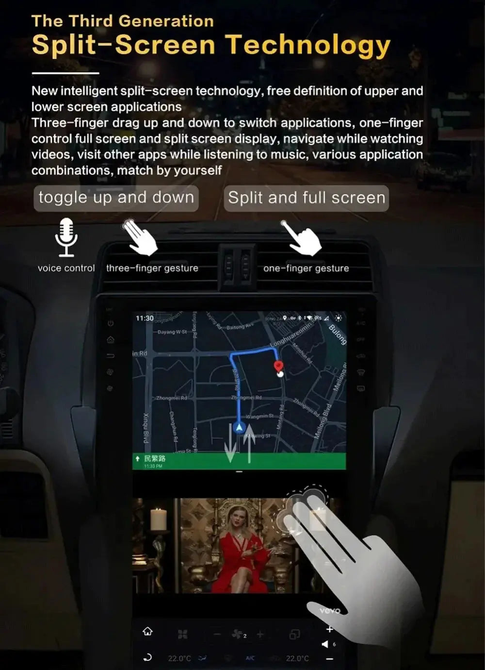 13.6" Qualcomm For Jeep Gladiator 2018-2021 Car Radio Stereo Carplay Upgrade Tesla Style Screen Android Auto GPS Navigation Multimedia Player Carputech