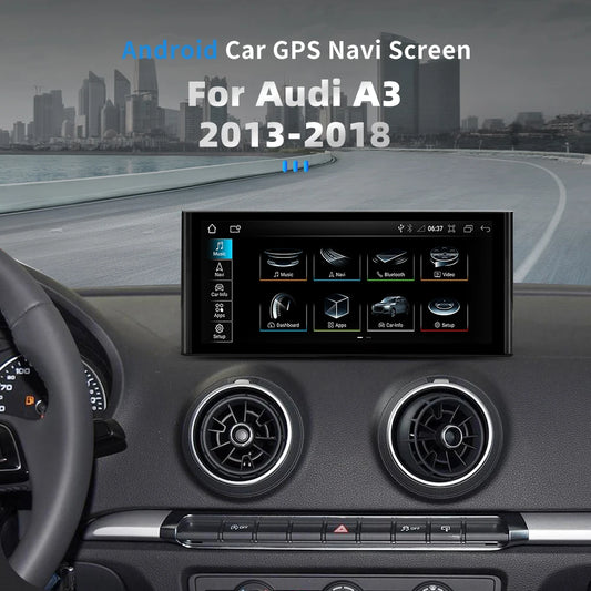 12.3 inch 8 Core Android13 System Car Radio For Audi A3 WIFI SIM 8+128GB RAM BT IPS Touch Screen GPS Navi Carplay Auto Multimedia Player