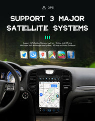 14.4" Qualcomm pour Chrysler 300 300C 300S 2011-2023 Autoradio Stéréo Carplay Mise à Niveau Écran Style Tesla Android Auto Navigation GPS Lecteur Multimédia