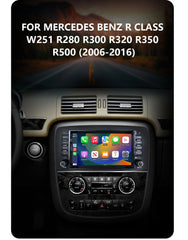For Mercedes Benz R-Class W251 2006-2012 R280 R300 R320 Android 13 Car Radio Carplay Navigation Qualcomm Bluetooth WIFI