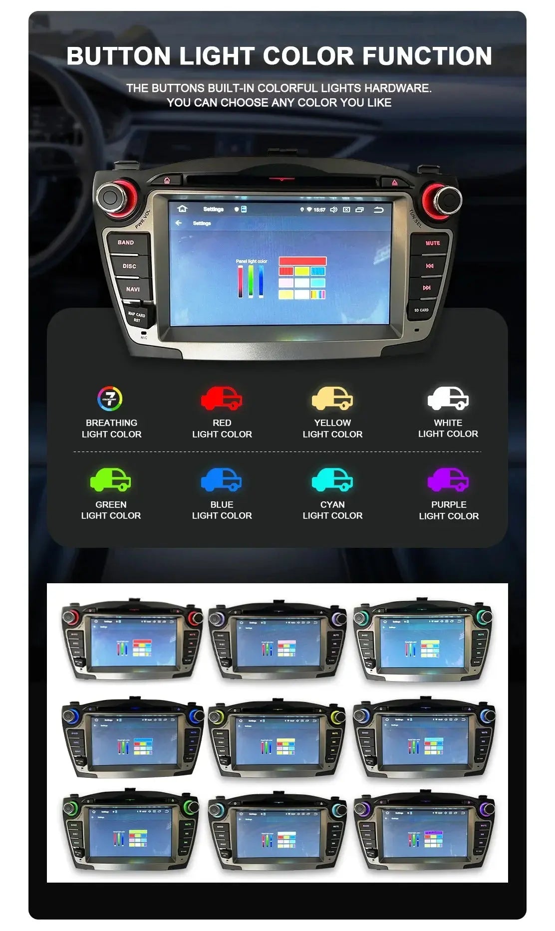 For Mercedes Benz Smart Fortwo 453 Car Radio Android 12 CarPlay Navigation Auto Stereo Screen Qualcomm Bluetooth WIFI 4G Carputech