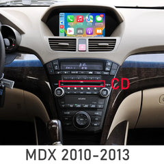 Acura ILX RDX ZDX TL MDX 2007-2013 Wireless CarPlay Android Auto With Mirror AirPlay Car Play Functions Radio Player