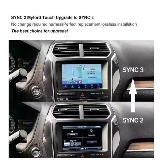 SYNC 2 to SYNC 3 Upgrade Interface Module 8-Inch Capacitive Touch Screen For Ford Lincoln 2011-2016