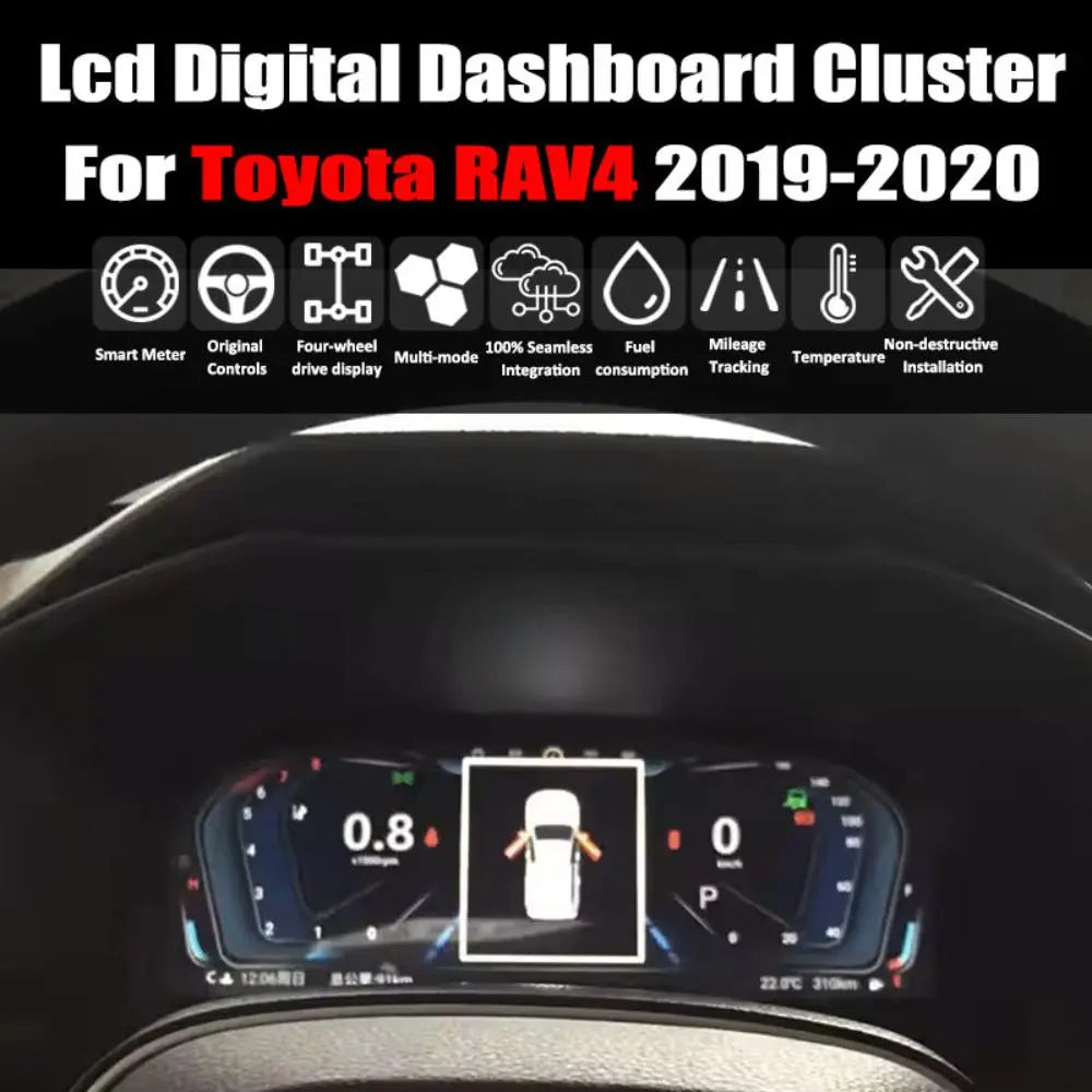 Toyota Rav4 Instrument Panel For Toyota RAV4 2019-2020 12.3