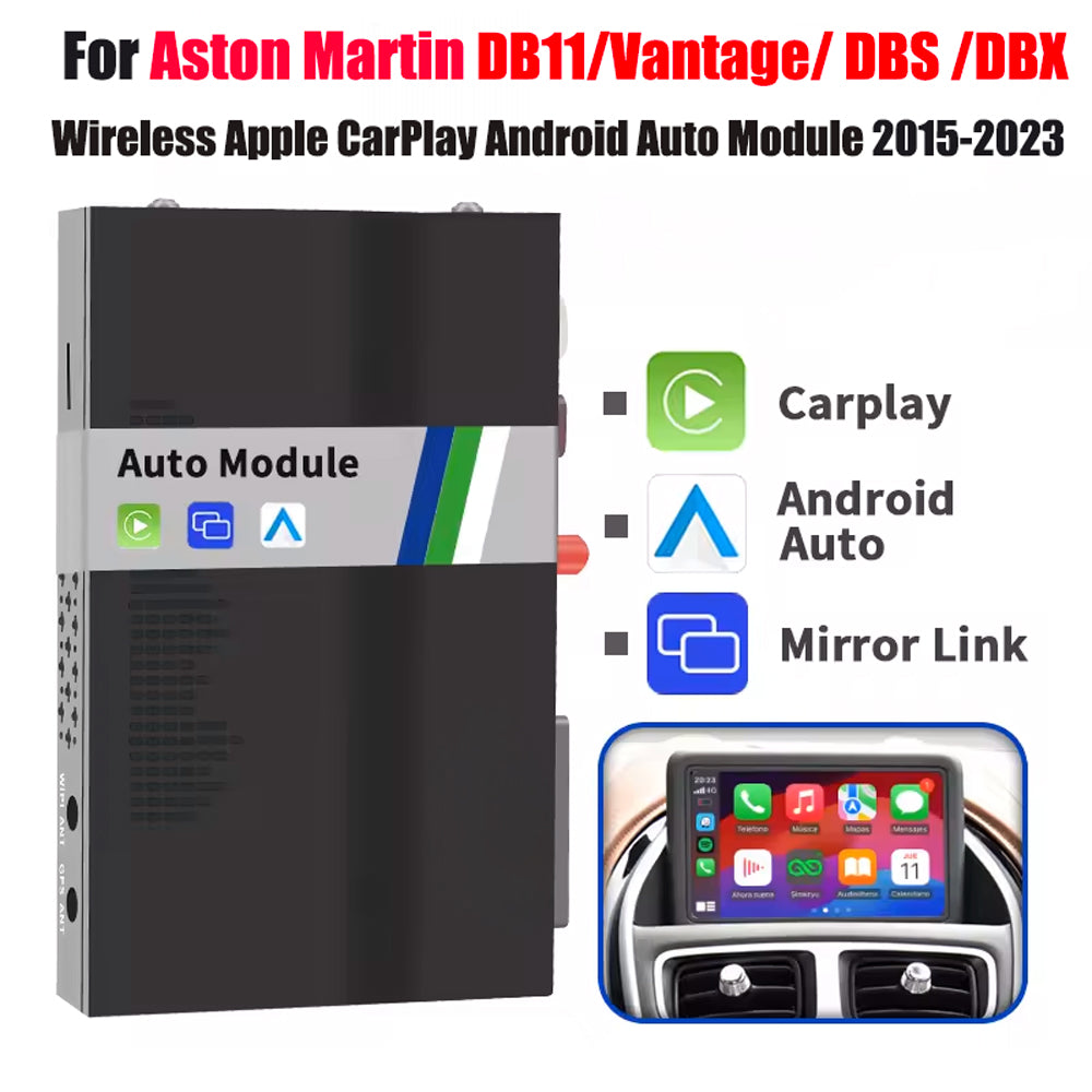 OEM Apple CarPlay &amp; Android Auto Upgrade-Modul für Aston Martin DB11/ Vantage/ DBS/ DBX mit NTG 5 System 2015-2023