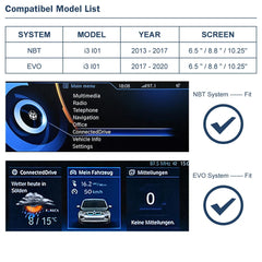 Wireless CarPlay Android Auto Module for BMW i3 I01 NBT EVO System 2012-2020 with Mirror Link AirPlay Car Play Functions