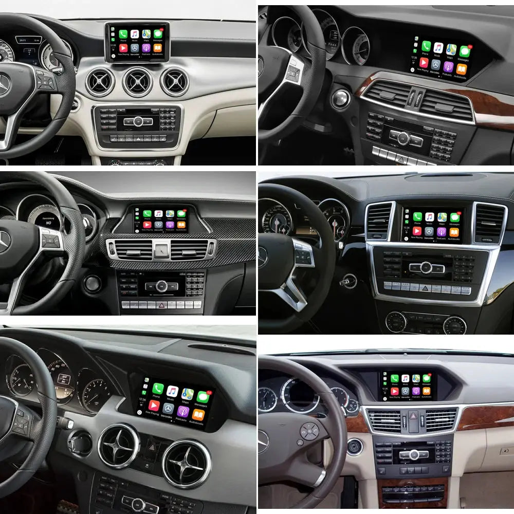 Wireless CarPlay Android Auto Interface for Mercedes Benz A B C E Clas ...