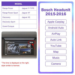 Wireless CarPlay for Jaguar/Land Rover Discovery 4/Discovery5 Range Rover Evoque (2011-2020), with Android Auto Interface AirPlay Mirror Link Car Play Functions