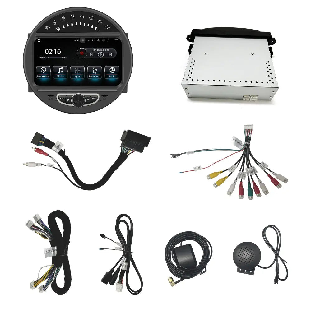 8" For Mini Cooper Mini Hatch/Hardtop 2007 - 2013 Car Radio Stereo Carplay Upgrade Screen Android Auto GPS Navigation Multimedia Player Carputech