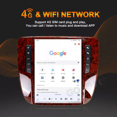 Autoradio 12,1" Qualcomm pour GMC Yukon/Chevy Suburban/Tahoe 2007-2013, stéréo, Carplay, mise à niveau, écran de style Tesla, Android Auto, navigation GPS, lecteur multimédia