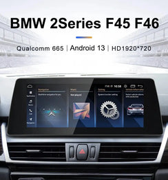 For BMW 2 Series F45 F46 NBT EVO ID6 ID8 Qualcomm Snapdragon665 Android 13 Wireless CarPlay AUTO Car Multimedia Players GPS Navi 10.25inch HD Touch screen Carputech